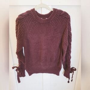 Time&Tru Purple Knit Women's Sweater Size 8-10